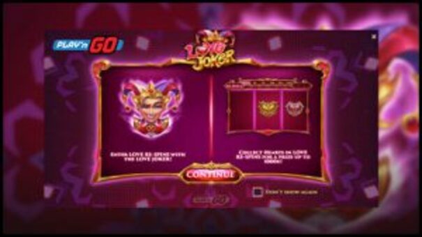 Play'n GO gets romantic with its new Love Joker video slot machine