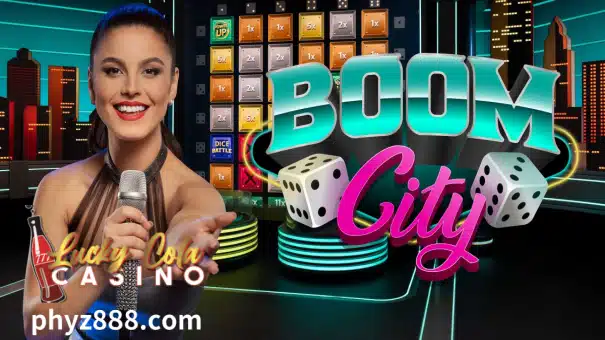 Get ready for non-stop entertainment at the Boom City Live Dealer Game Show, where big prizes and exciting moments await you.